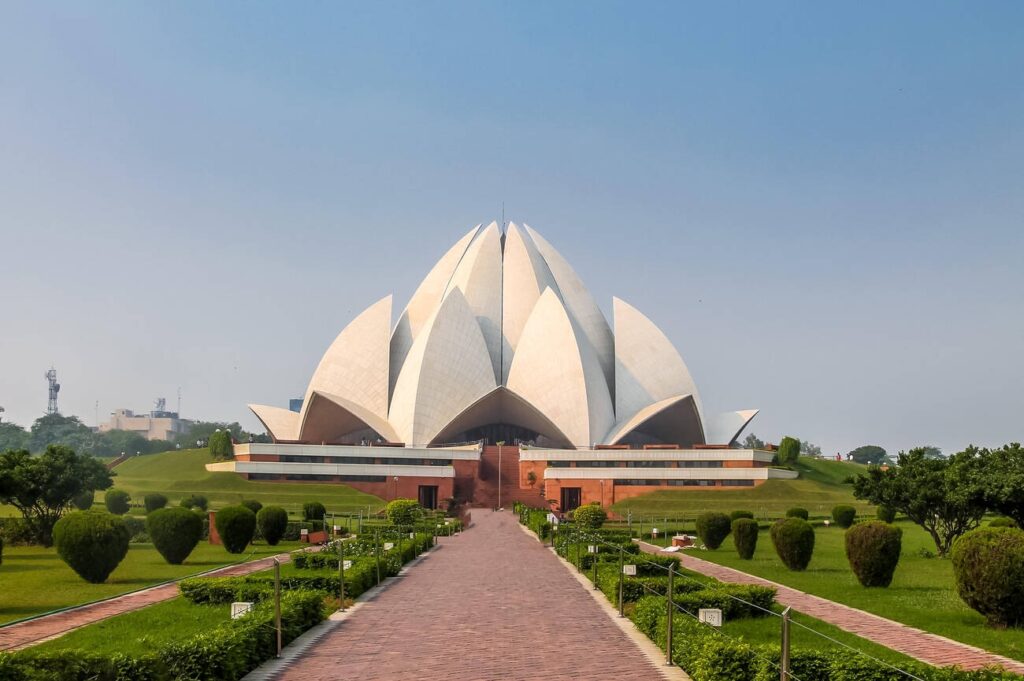 Lotus temple in New Delhi